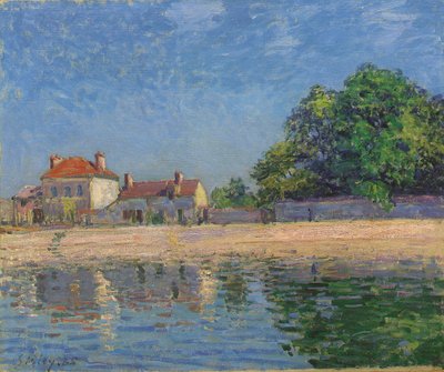 Brzegi Loingu, Saint-Mammes autorstwa Alfred Sisley