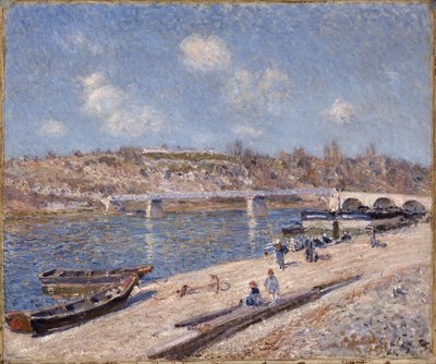 Plaża w Saint-Mammès autorstwa Alfred Sisley