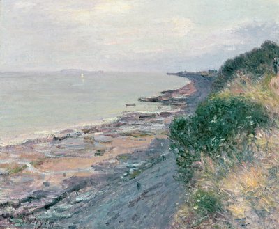 Klif w Penarth, wieczór, odpływ autorstwa Alfred Sisley