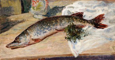 Szczupak, 1888 autorstwa Alfred Sisley