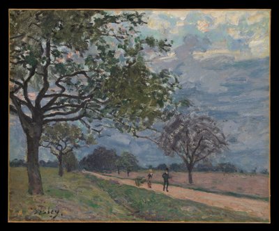 Droga z Wersalu do Louveciennes autorstwa Alfred Sisley