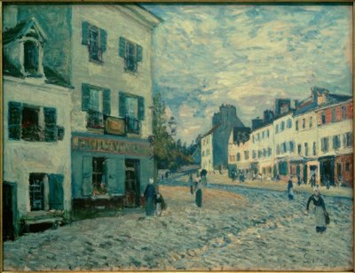 Ulica w Marly autorstwa Alfred Sisley