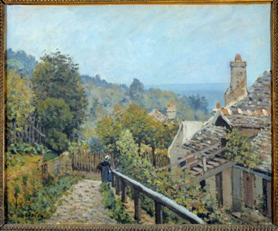 Widok Louveciennes, ścieżka środkowego wybrzeża zwana wzgórzami autorstwa Marly Malarstwo Alfreda Sisleya (1839-1899) 1873 Nd. 0,38x0,46 m Paryż, musee d