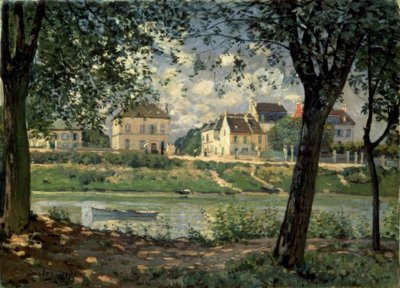 Villeneuvela-Garenne autorstwa Alfred Sisley
