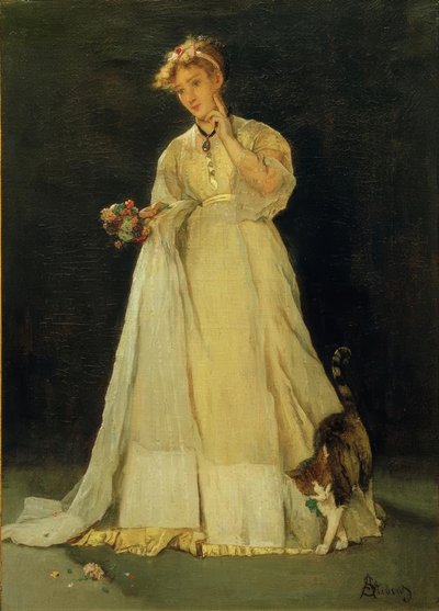 A.Stevens, Ofelia od. Rozdrobniony bukiet autorstwa Alfred Emile Stevens