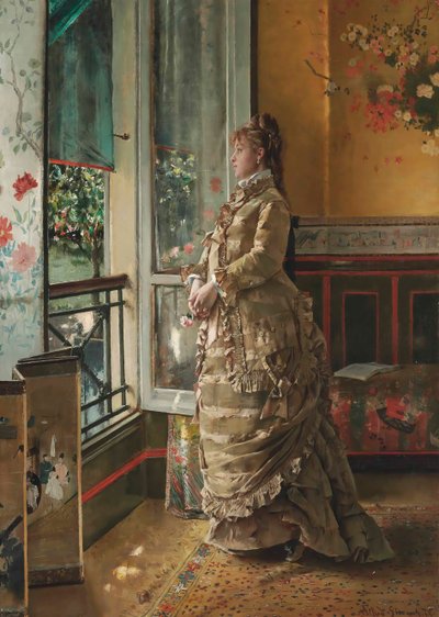 Melancholia, 1876. autorstwa Alfred Emile Stevens