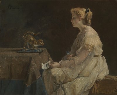 Teraźniejszość, ok. 1870 autorstwa Alfred Emile Stevens