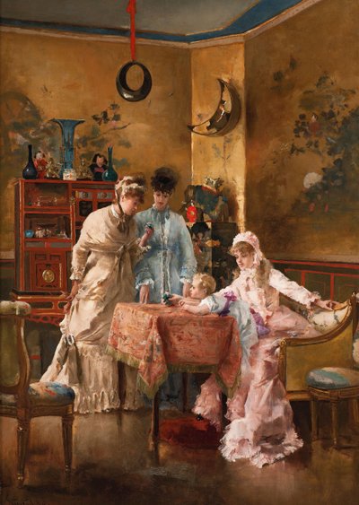 Goście, 1881. autorstwa Alfred Emile Stevens