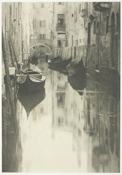 Kanał wenecki, 1894, wydrukowany 1897. autorstwa Alfred Stieglitz