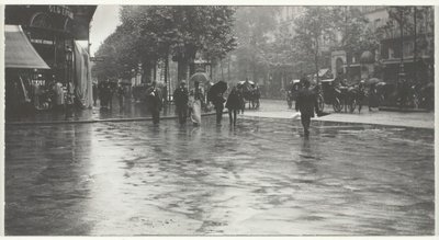 Dzień mokry na bulwarze, Paryż, 1894, wydrukowany 191832. autorstwa Alfred Stieglitz