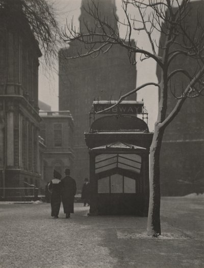 W ratuszu w Nowym Jorku autorstwa Alfred Stieglitz