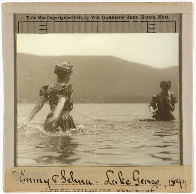 Emmy i Selma, Jezioro George autorstwa Alfred Stieglitz