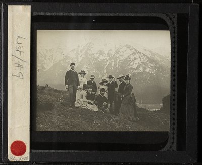 Rodzina i przyjaciele w Mittenwalk, ok. godz. 1884. autorstwa Alfred Stieglitz