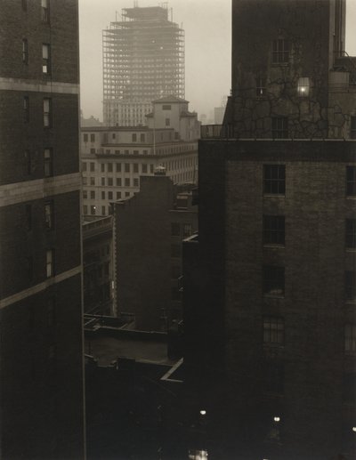 Z mojego okna w „An American Place”, południowy zachód autorstwa Alfred Stieglitz