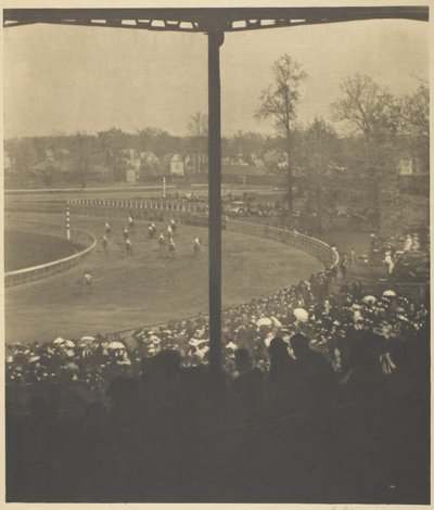 Idąc na pocztę, Morris Park autorstwa Alfred Stieglitz