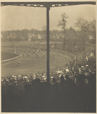 Idąc na pocztę, Morris Park, 1904. autorstwa Alfred Stieglitz