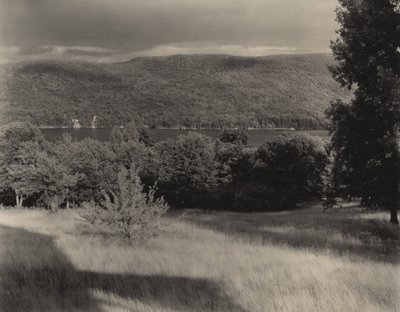 Jezioro George ze wzgórza autorstwa Alfred Stieglitz