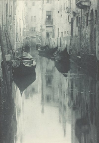 Odbicie-Wenecja, ok. 1897. autorstwa Alfred Stieglitz