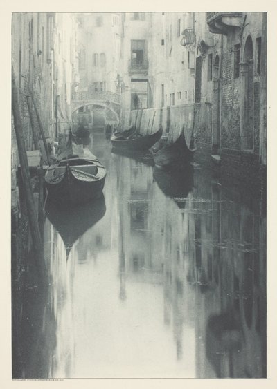 Odbicie-Wenecja autorstwa Alfred Stieglitz