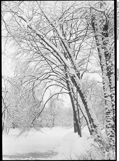 Pejzaż śnieżny, Berlin autorstwa Alfred Stieglitz