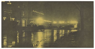 Blask nocy - Nowy Jork autorstwa Alfred Stieglitz