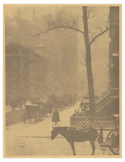 [Ulica - projekt plakatu] autorstwa Alfred Stieglitz