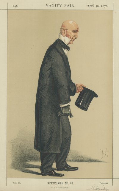 Sir John Coleridge autorstwa Alfred Thompson