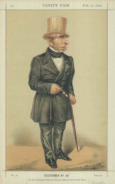 Sir John Pakington autorstwa Alfred Thompson