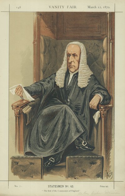 Mówca (Pan Mówca Denison) autorstwa Alfred Thompson