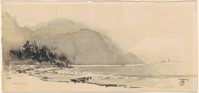 Łódź na plaży? autorstwa Alfred Thompson Bricher