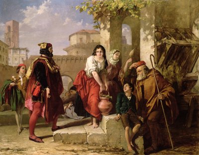 Nieznany obraz autorstwa Alfred W. Elmore