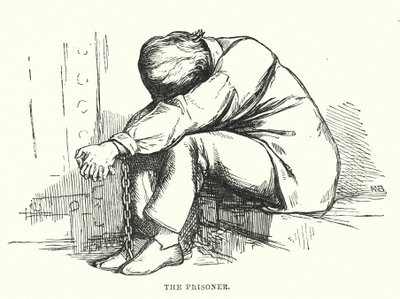 Hans Christian Andersen: Obraz z murów twierdzy (litografia) autorstwa Alfred Walter (after) Bayes