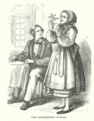 Hans Christian Andersen: W Szwecji (litografia) autorstwa Alfred Walter (after) Bayes