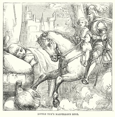 Hans Christian Andersen: Mały Tuk (litografia) autorstwa Alfred Walter (after) Bayes