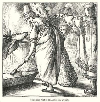 Hans Christian Andersen: Rajski ogród (litografia) autorstwa Alfred Walter (after) Bayes