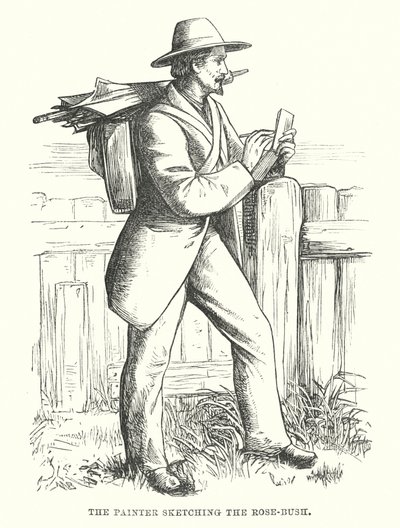 Hans Christian Andersen: Sąsiadujące rodziny (litografia) autorstwa Alfred Walter (after) Bayes