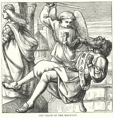 Hans Christian Andersen: Towarzysz podróży (litografia) autorstwa Alfred Walter (after) Bayes