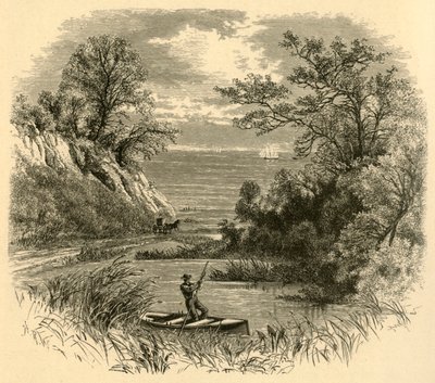 Blick auf den Michigansee, 1874 von Alfred Rudolph Waud
