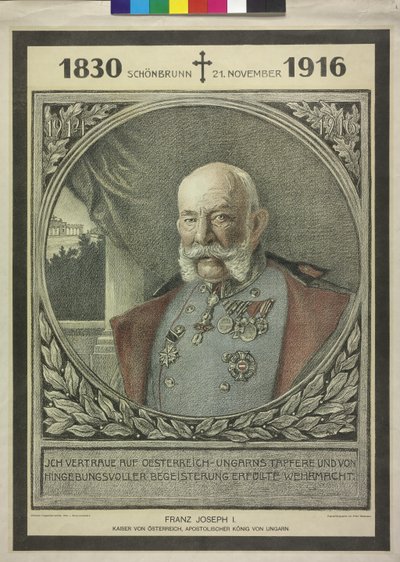 Franciszek Józef I cesarz Austrii autorstwa Alfred Wesemann