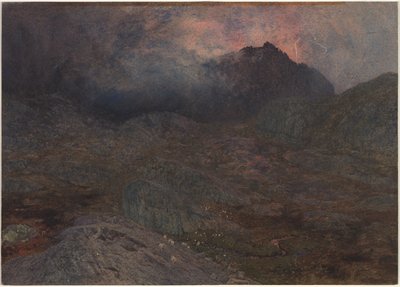 Cwm Trifaen, ok. 1930 r. 1857. autorstwa Alfred William Hunt