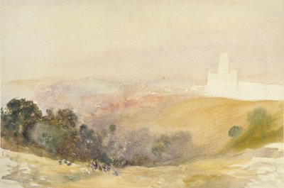 Durham z Czerwonych Wzgórz, 1866-1880 autorstwa Alfred William Hunt