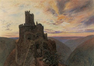 Ehrenburg nad Mozelą autorstwa Alfred William Hunt