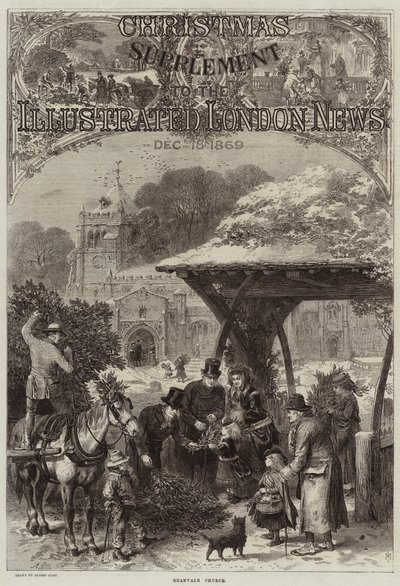 Kościół Granvale autorstwa Alfred William Hunt