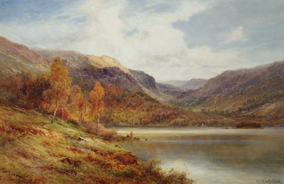 Październik w Highlands autorstwa Alfred de Breanski