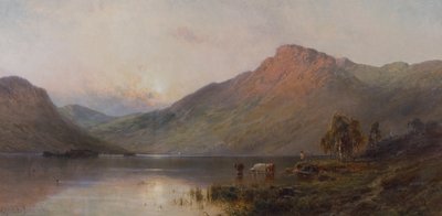 Różany poranek (olej na płótnie) autorstwa Alfred de Breanski