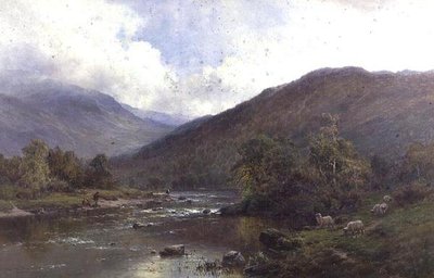 Dee w pobliżu Balmoral autorstwa Alfred de Breanski