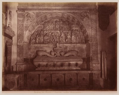 La Certosa di Pavia: Umywalka w zakrystii (zdjęcie czarno-białe) autorstwa Alfredo Noack