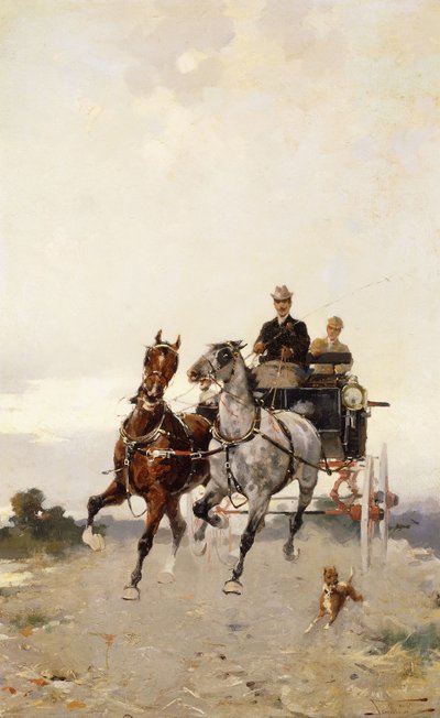 kłusowanie; W kłusie autorstwa Alfredo Tominz