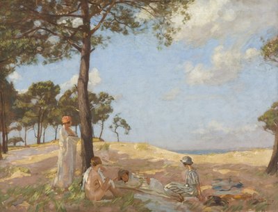 Kąpiących się, Pas de Calais autorstwa Algernon Mayow Talmage
