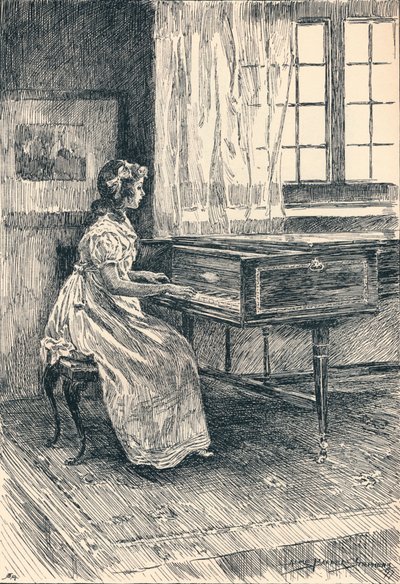 „Ilustracja do Johna Halifaxa, dżentelmena”, c1897 autorstwa Alice Barber Stephens